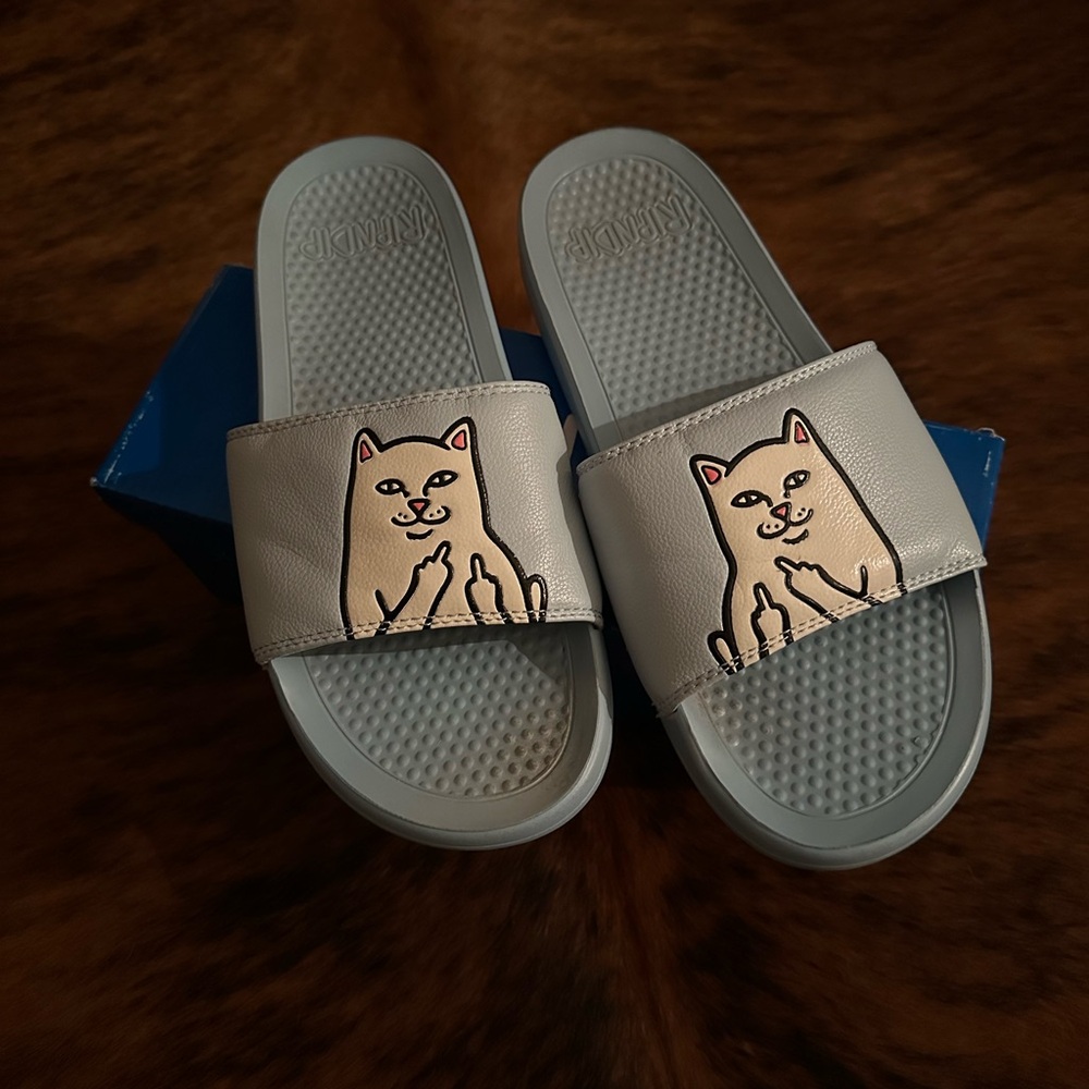 Lord Nermal RIPNDIP Slides Baby Blue - Men’s size 11